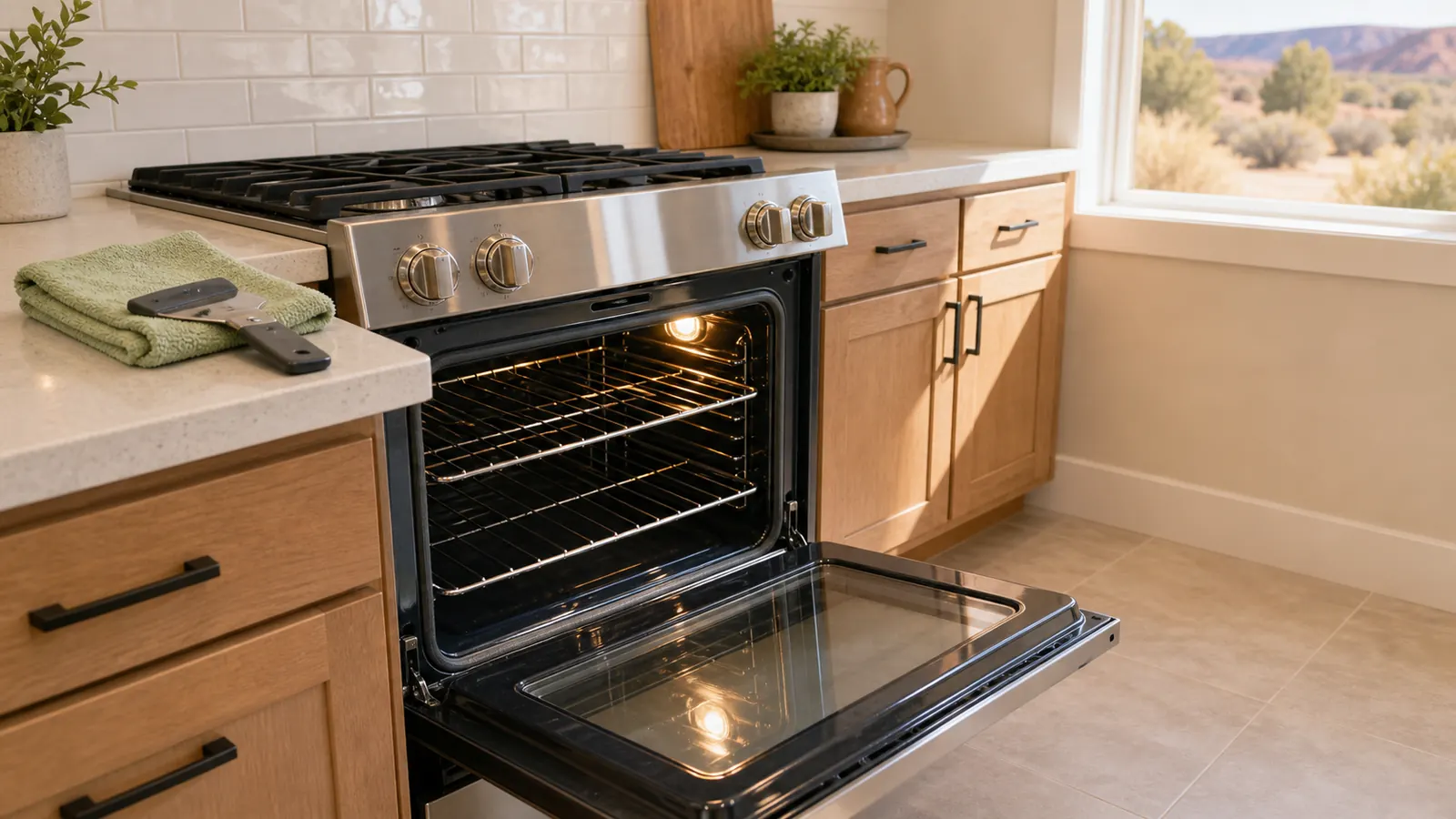 Affordable oven cleaning result in a Grand Junction kitchen